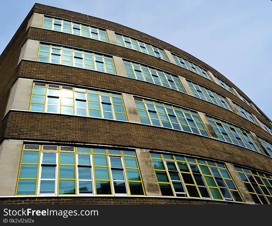 Brown Concrete 4-storey Building