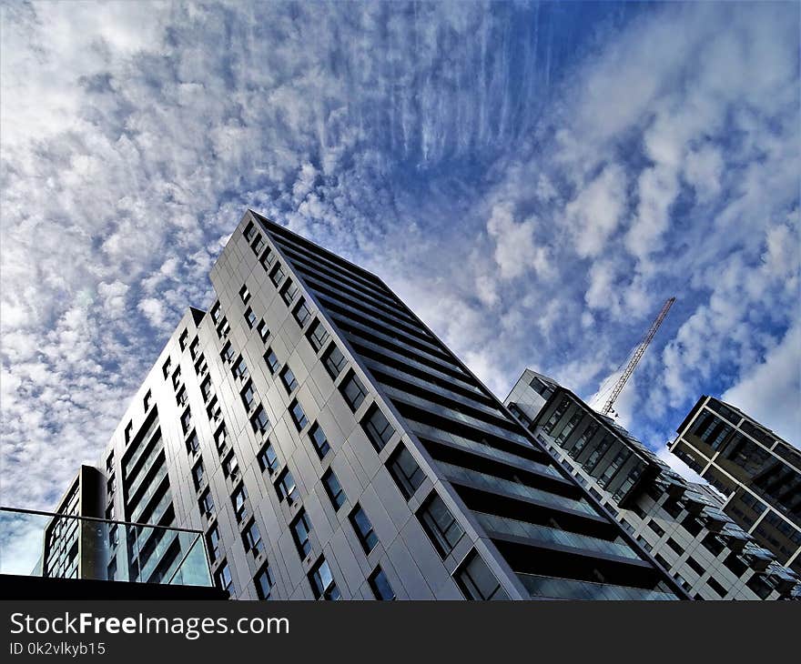 Gray Concrete Buildings at Daytime