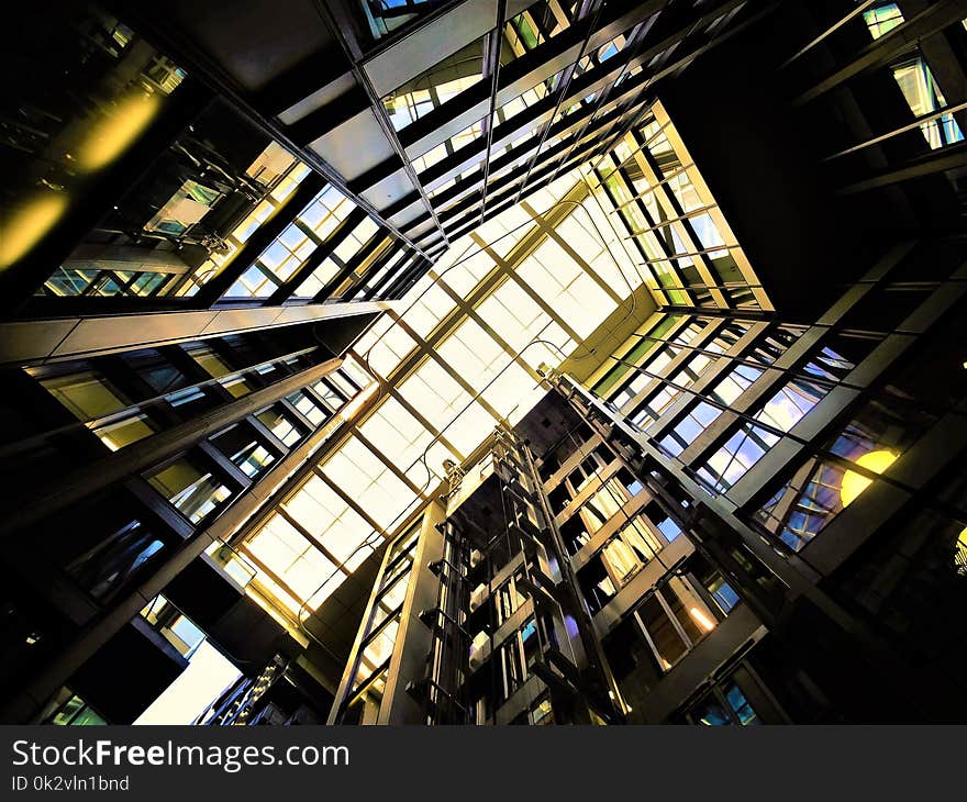 Low Angle Photography of Building Interior