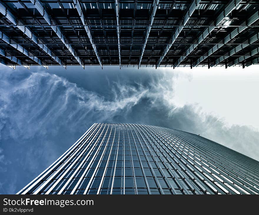 Bottom View Photo of Cloudy Sky