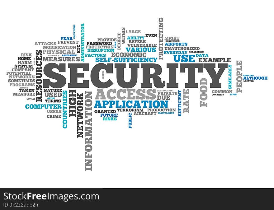 Word Cloud Security