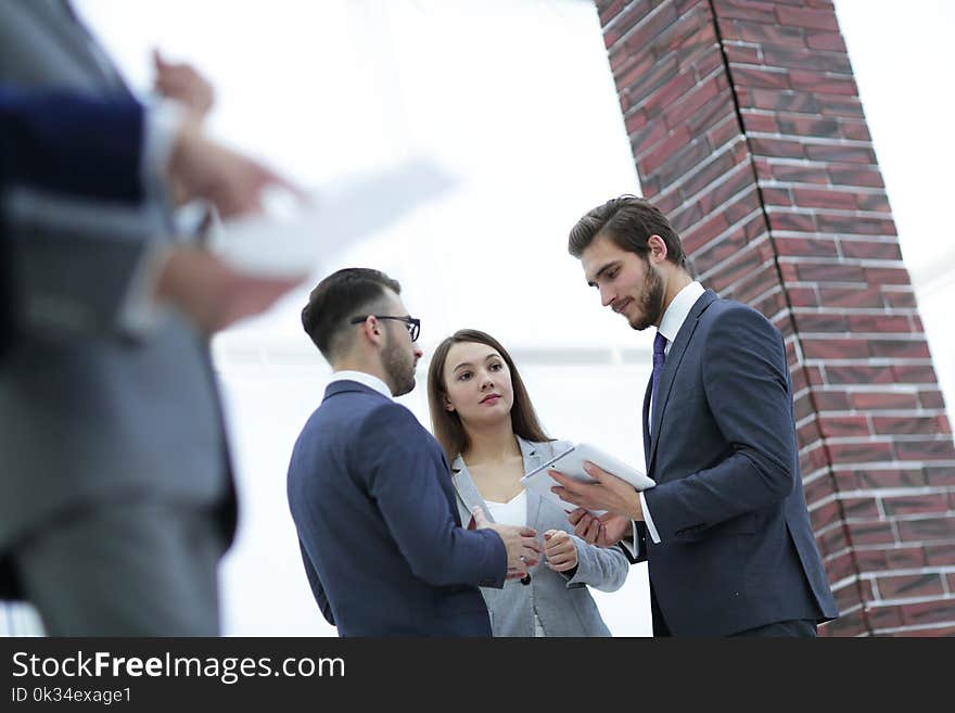 Business people meeting in office and discuss project