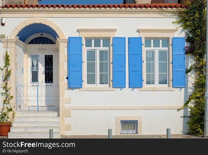 Vintage colourful doors are used in the Mediterranean Culture by Turkish and Greek People. Vintage colourful doors are used in the Mediterranean Culture by Turkish and Greek People.