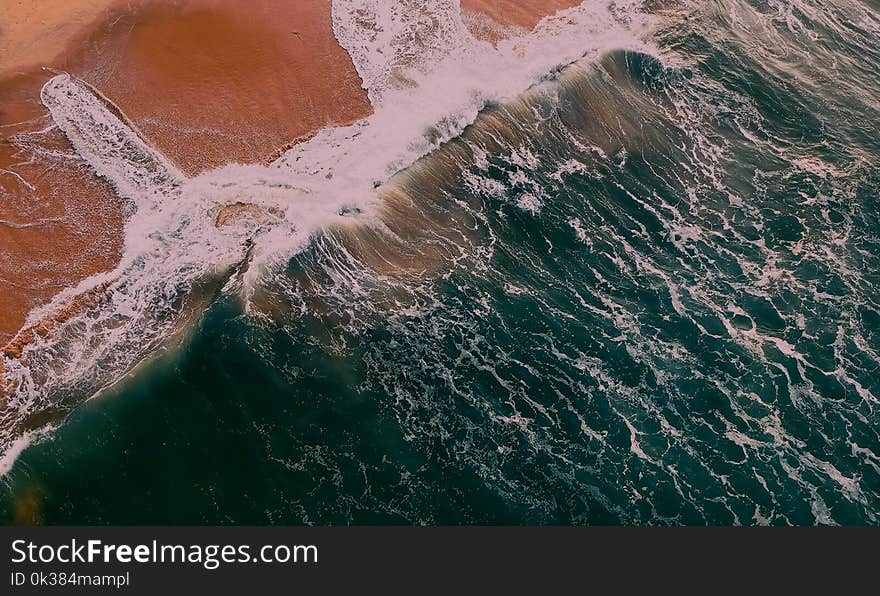 Aerial View Photography of Beach