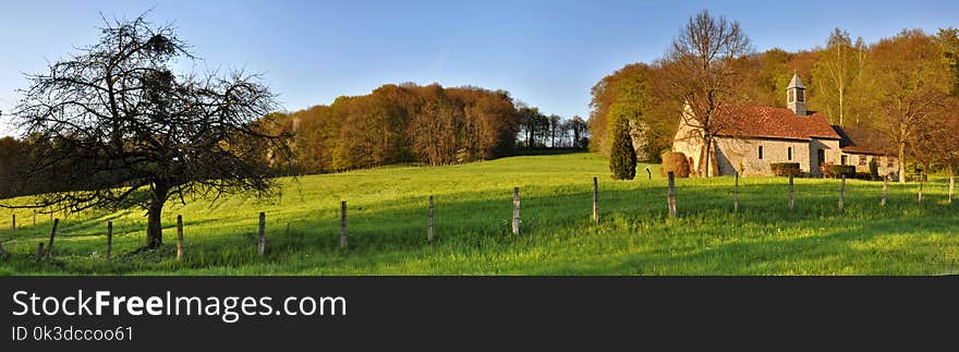 Nature, Grassland, Farm, Sky