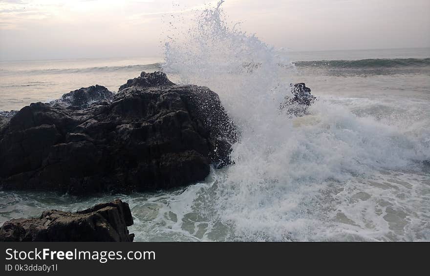 Sea, Wave, Coast, Wind Wave