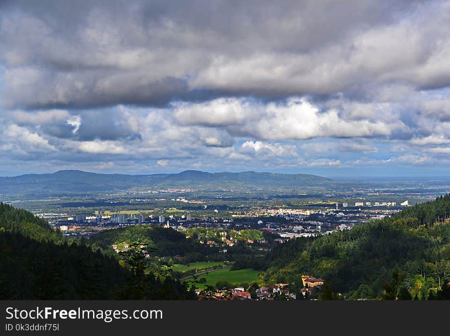 Sky, Cloud, Highland, Mountainous Landforms