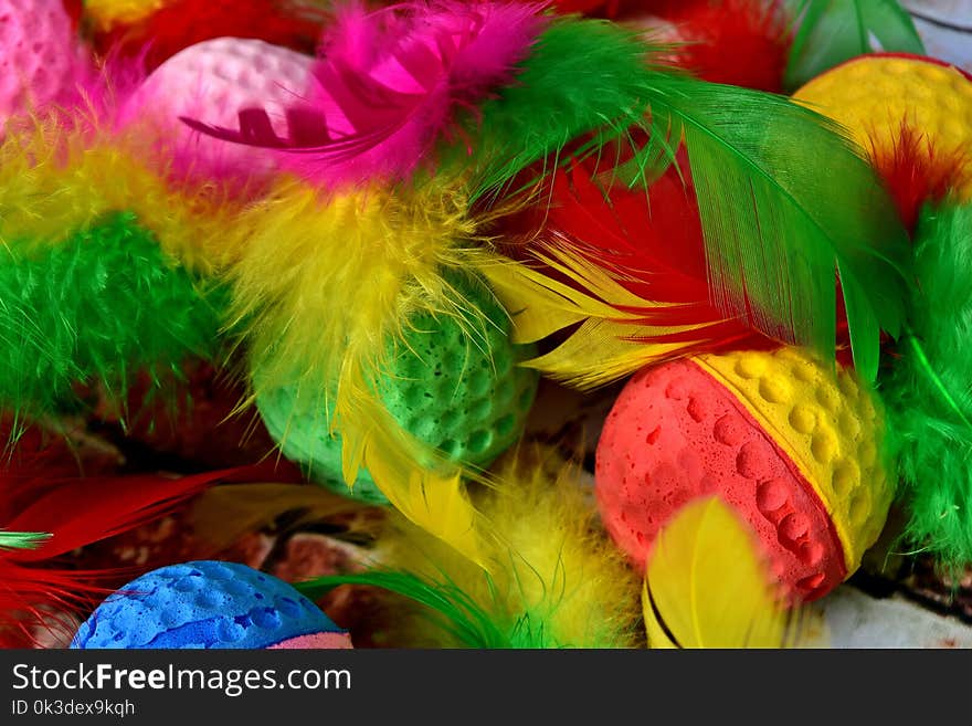 Yellow, Feather, Carnival, Material