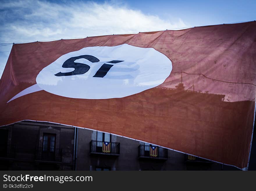 Flag, Sky, Advertising, Banner