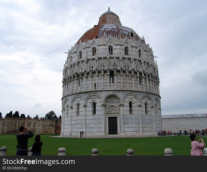 Historic Site, Landmark, Baptistery, Medieval Architecture