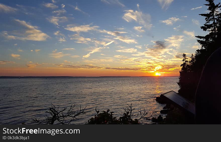 Sky, Horizon, Sunset, Sea