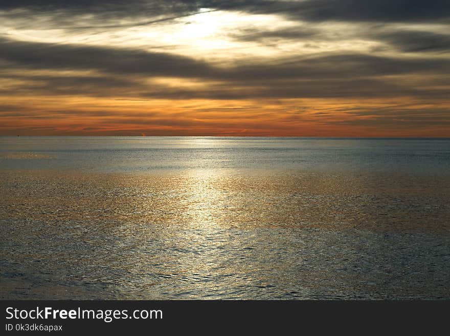 Horizon, Sky, Sea, Calm