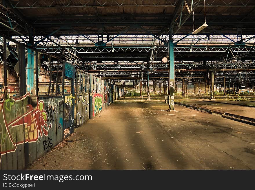 Urban Area, Structure, Train Station, Track