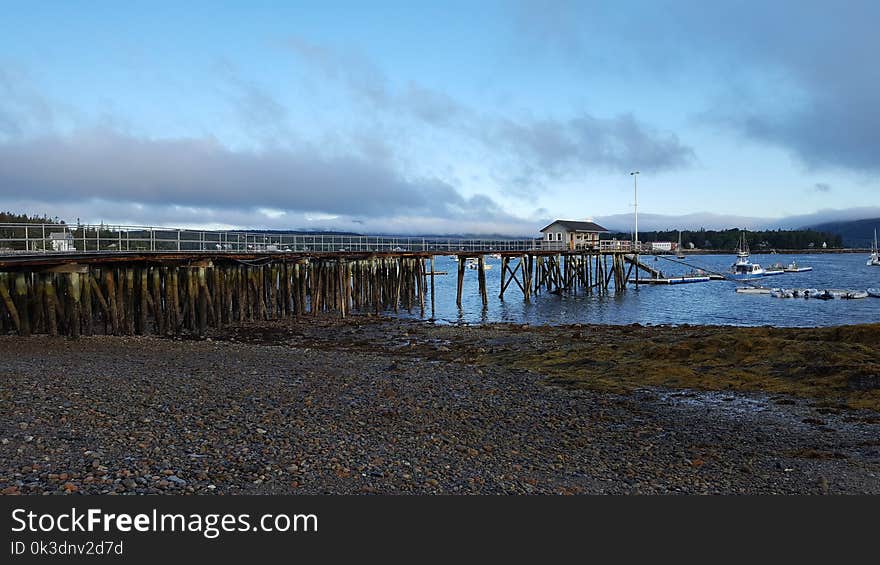 Sky, Cloud, Sea, Pier