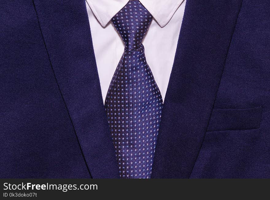 Necktie, Cobalt Blue, Formal Wear, Suit