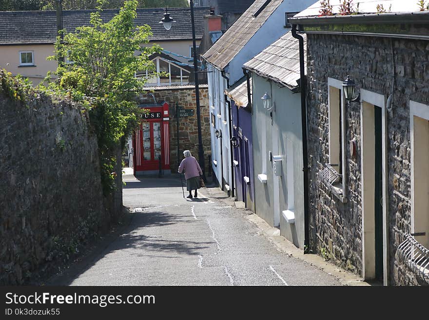 Town, Road, Street, Infrastructure