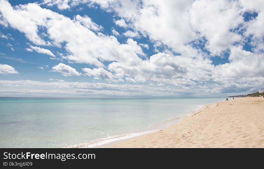 Panoramic Photography of White Sand Beach