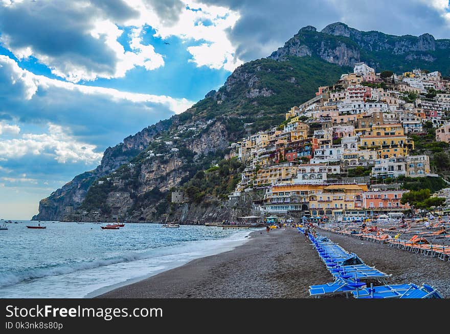 Photography of Beach Near Mountain