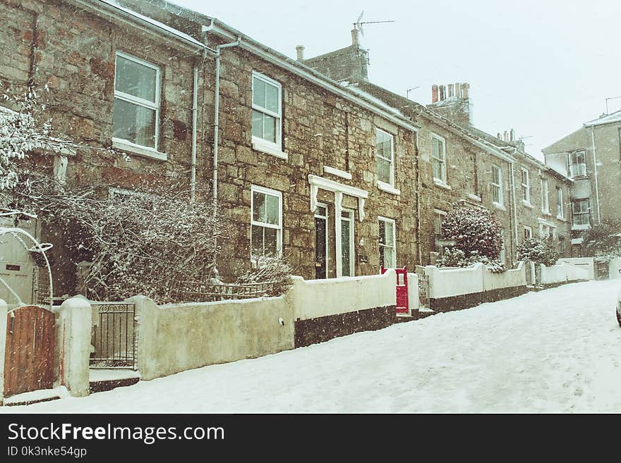 Photo of Houses During Winter