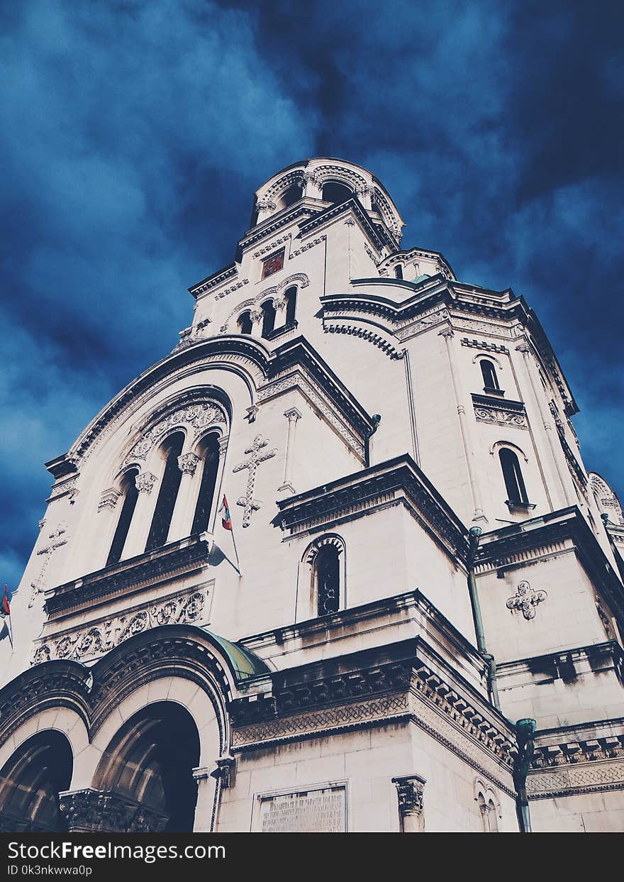 Low Angle Photography of Church