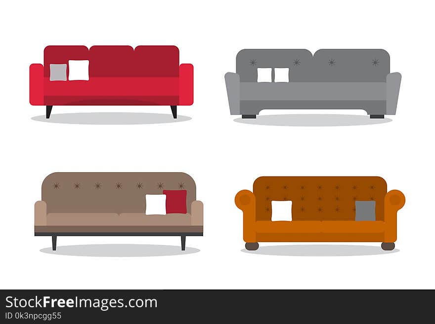 Collection of comfortable sofa models