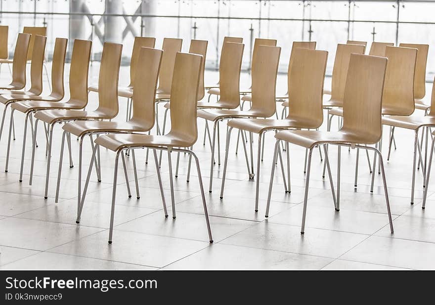 Rows of chairs - meeting background.