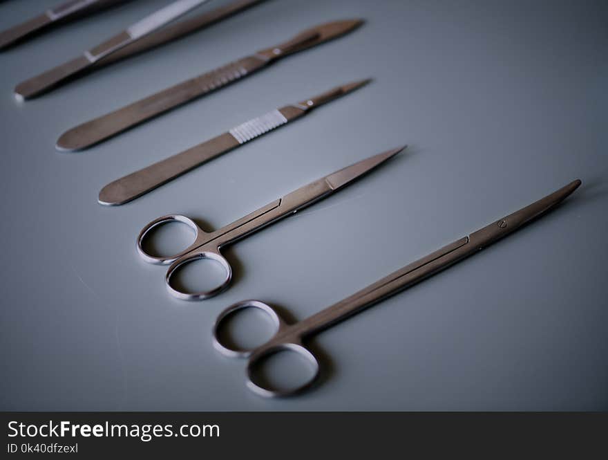 Grey Surgery Tools