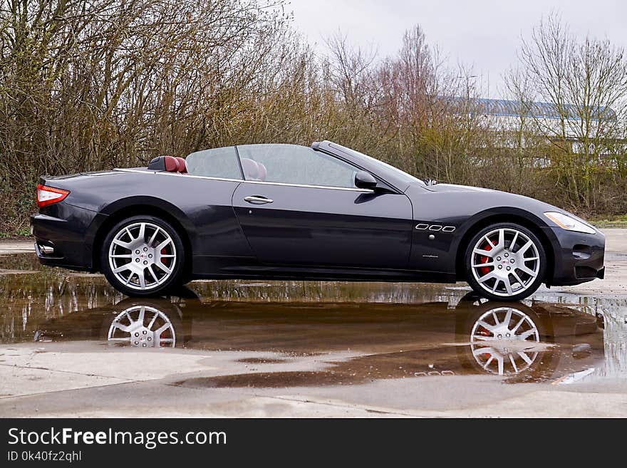 Black Convertible Coupe