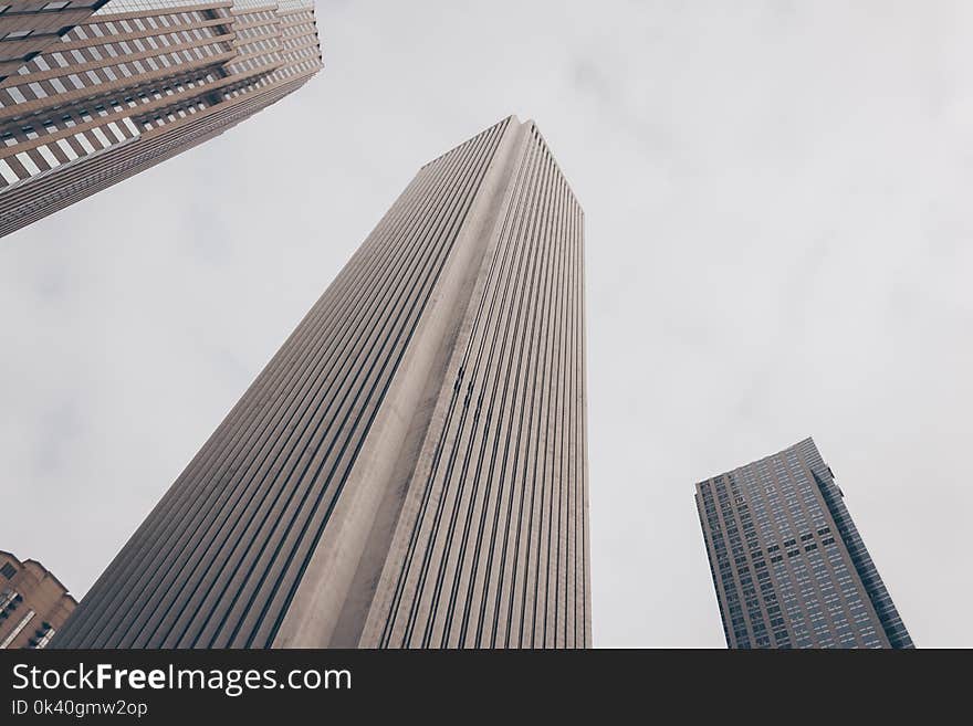 Worm&#x27;s Eye View of Silver City Building