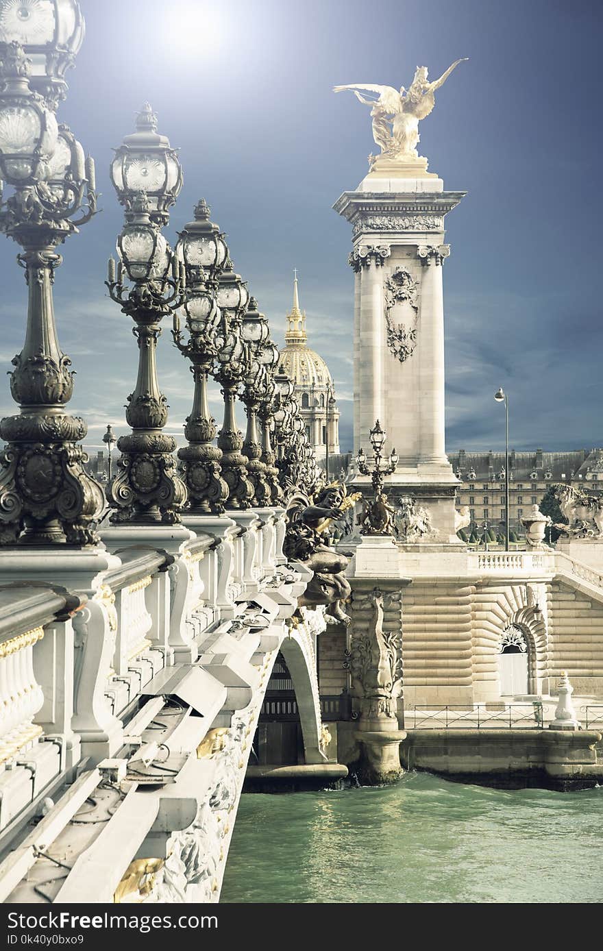 The Pont Alexandre III in Paris