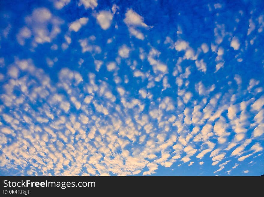 Cirrus Clouds in Sky