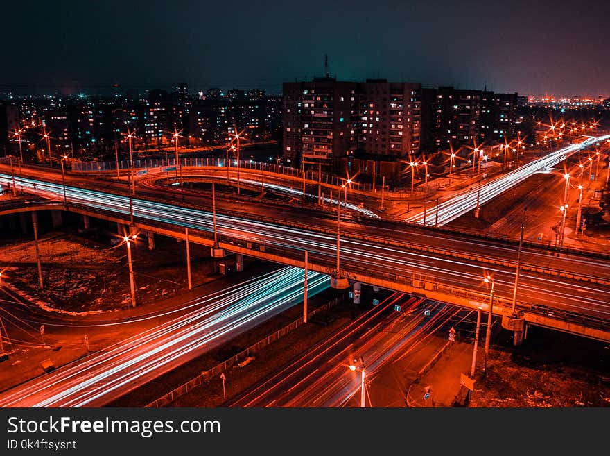 Time-lapse Photography of Road