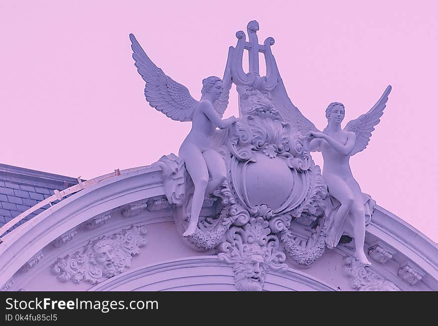 Two Angels Ornate Arch