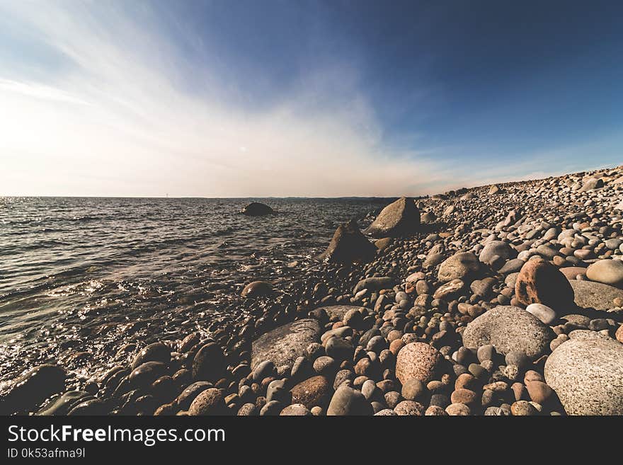 Brown Stones Seaside