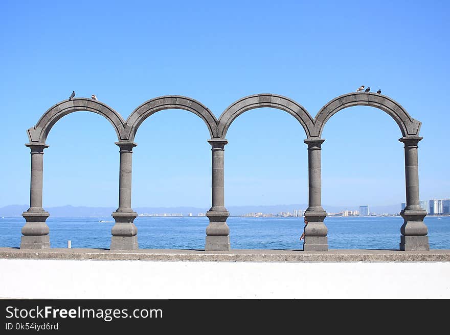 Arch, Column, Structure, Historic Site