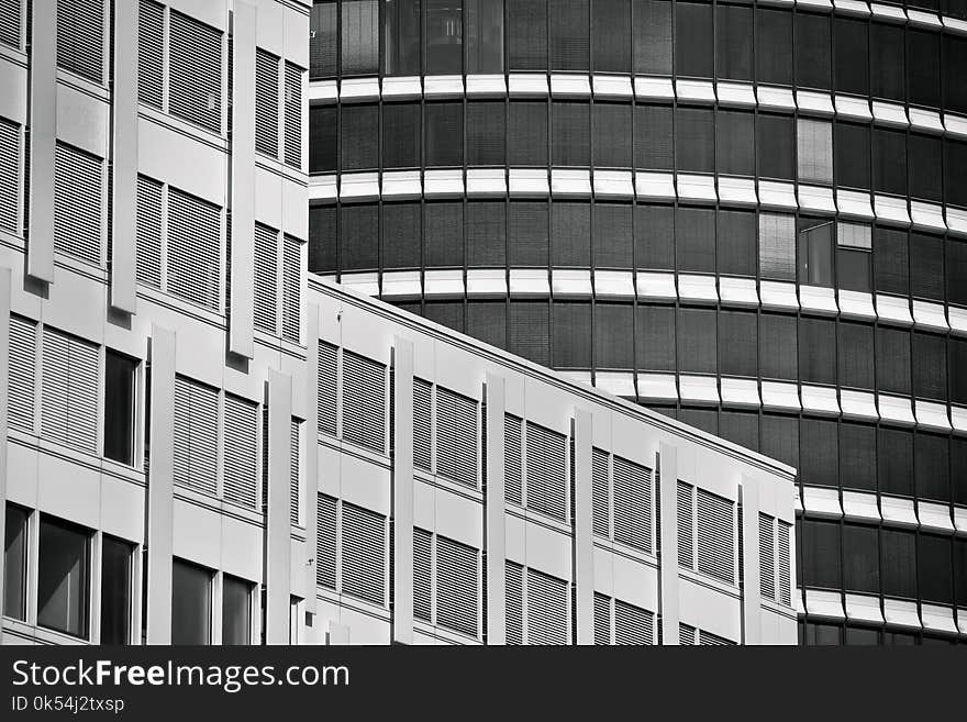 Building, Metropolitan Area, Black And White, Urban Area