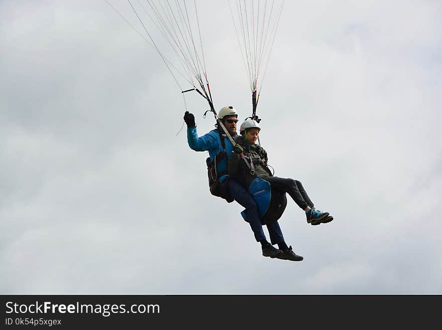 Air Sports, Paragliding, Parachuting, Parachute