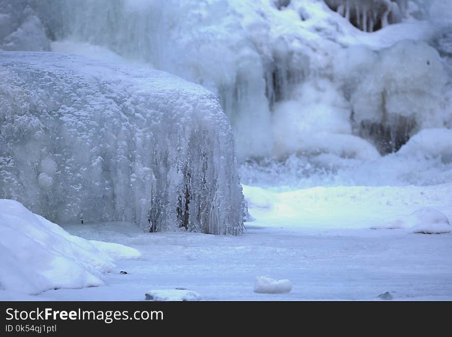 Water, Freezing, Snow, Winter