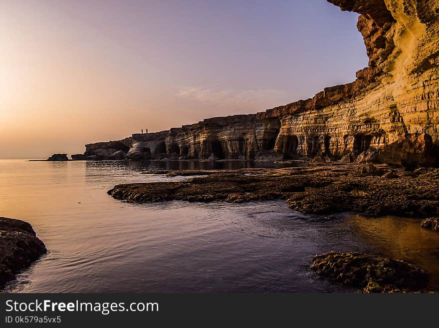 Coast, Cliff, Sea, Headland