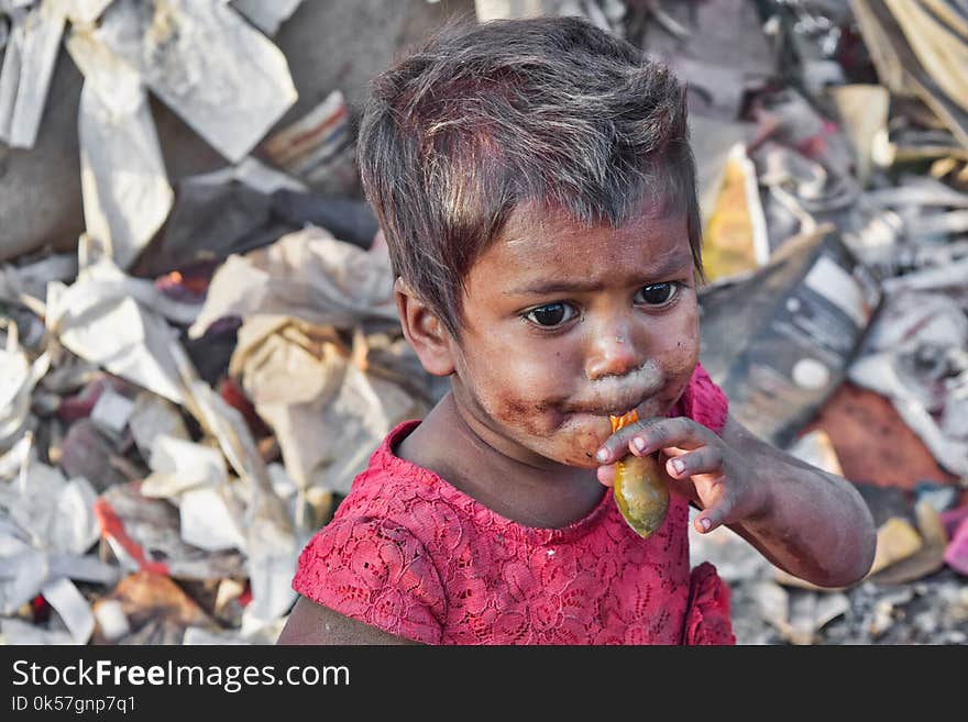 Child, Girl, Eye, Temple