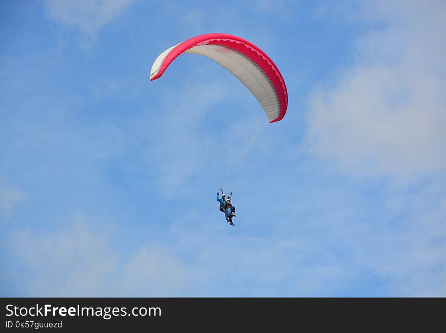 Paragliding, Air Sports, Sky, Parachute