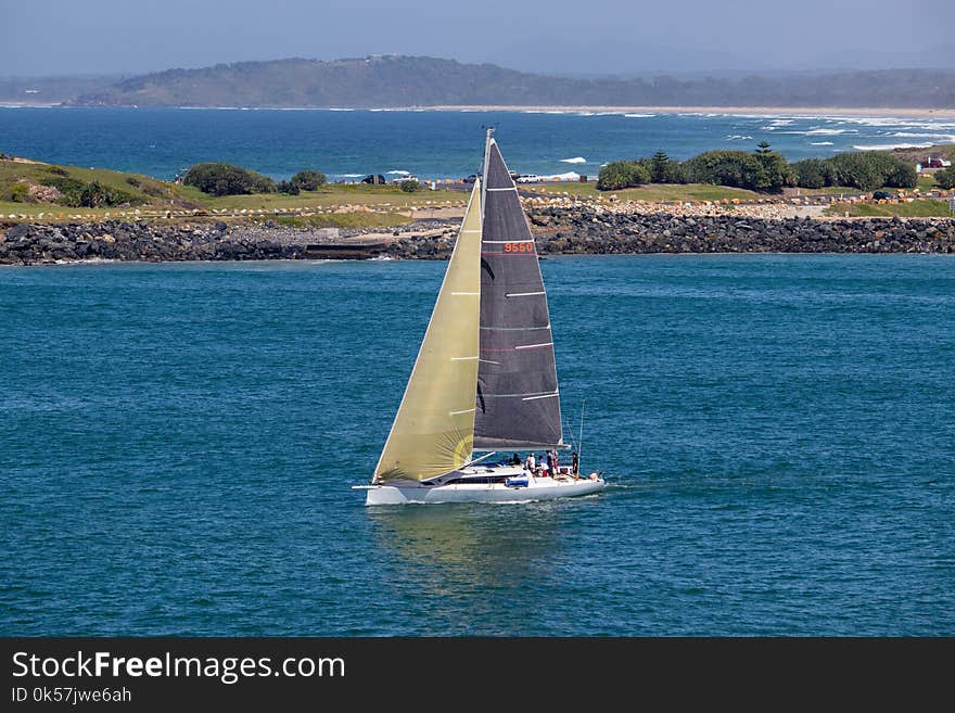 Waterway, Sail, Sailboat, Water Transportation