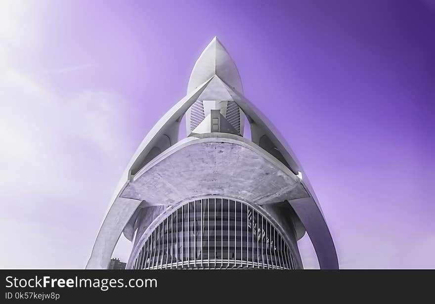 Landmark, Building, Purple, Architecture