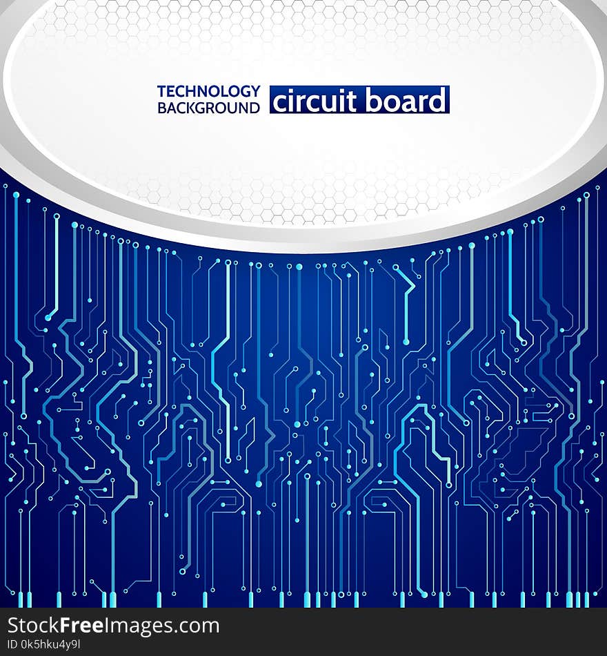 High-tech technology background texture. Circuit board vector illustration. Electronic motherboard concept