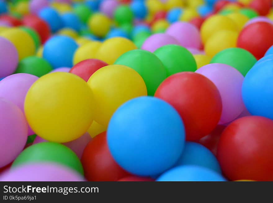 Blue, Ball Pit, Yellow, Easter Egg