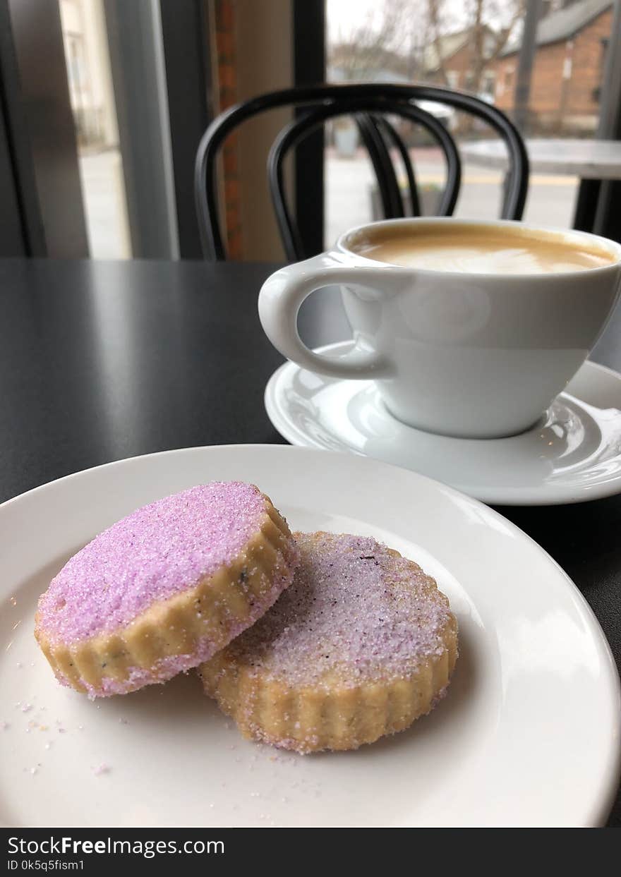 Lavender Shortbread And Latte