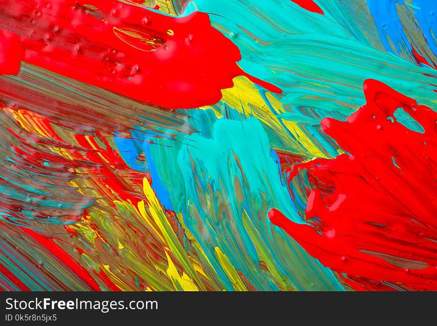 Abstract Art Background. Hand-painted Background.