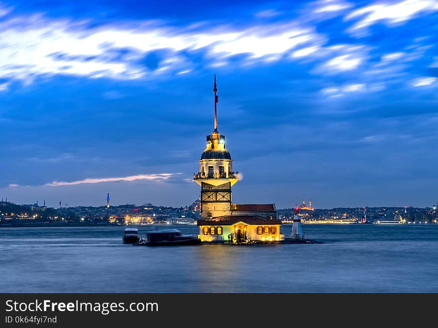 Istanbul bosphorus sea and cityscape. Istanbul bosphorus sea and cityscape