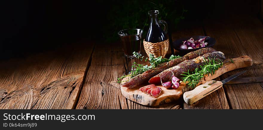 Dried sirloin with herbs de provence