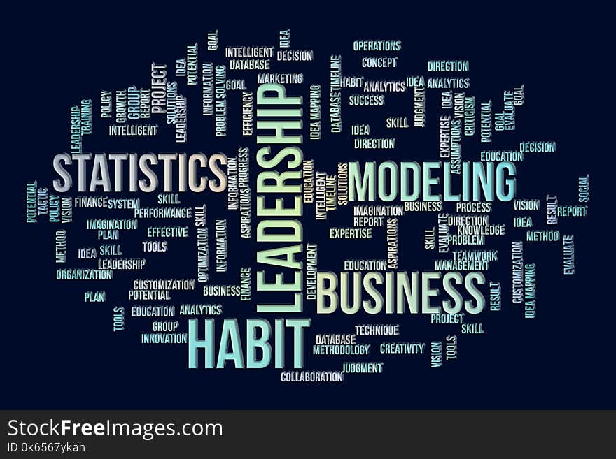 Abstract background with business. Words cloud, backdrop, word-cloud, graphic & communication.